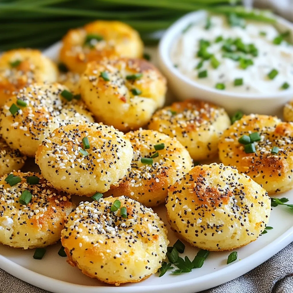 Keto Everything Bagel Bites Tasty Low-Carb Snack