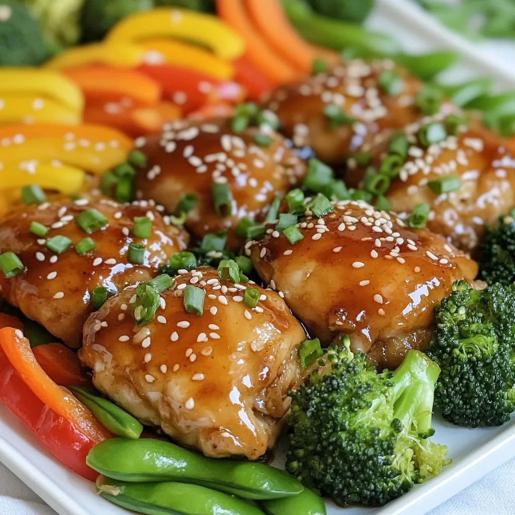 Sheet Pan Teriyaki Chicken and Vegetables Delight