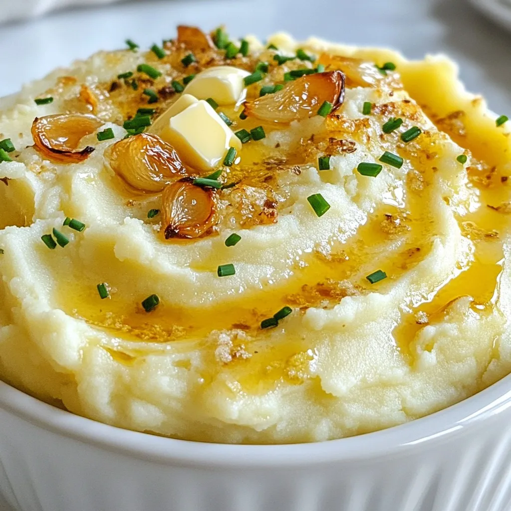 Roasted Garlic Mashed Potatoes Creamy and Flavorful Dish