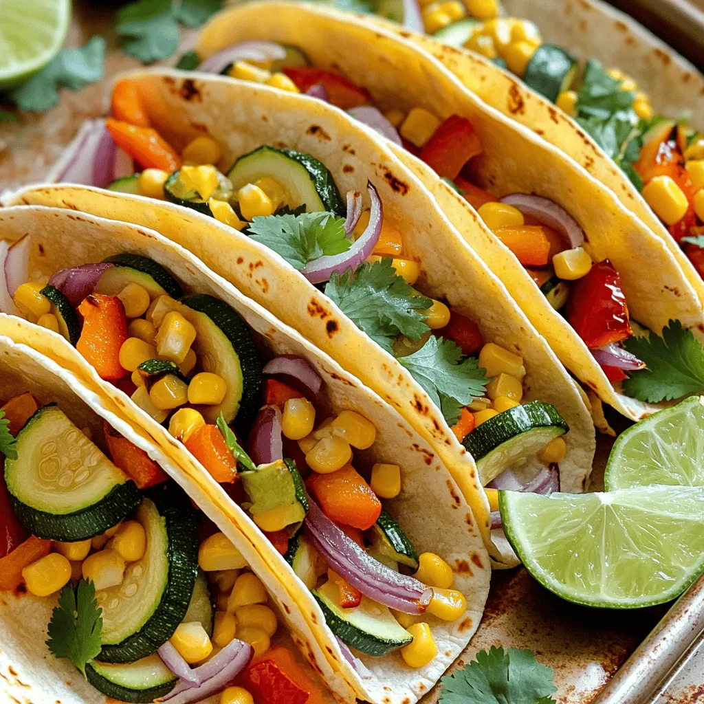 Sheet Pan Chipotle Veggie Tacos Flavorful and Easy