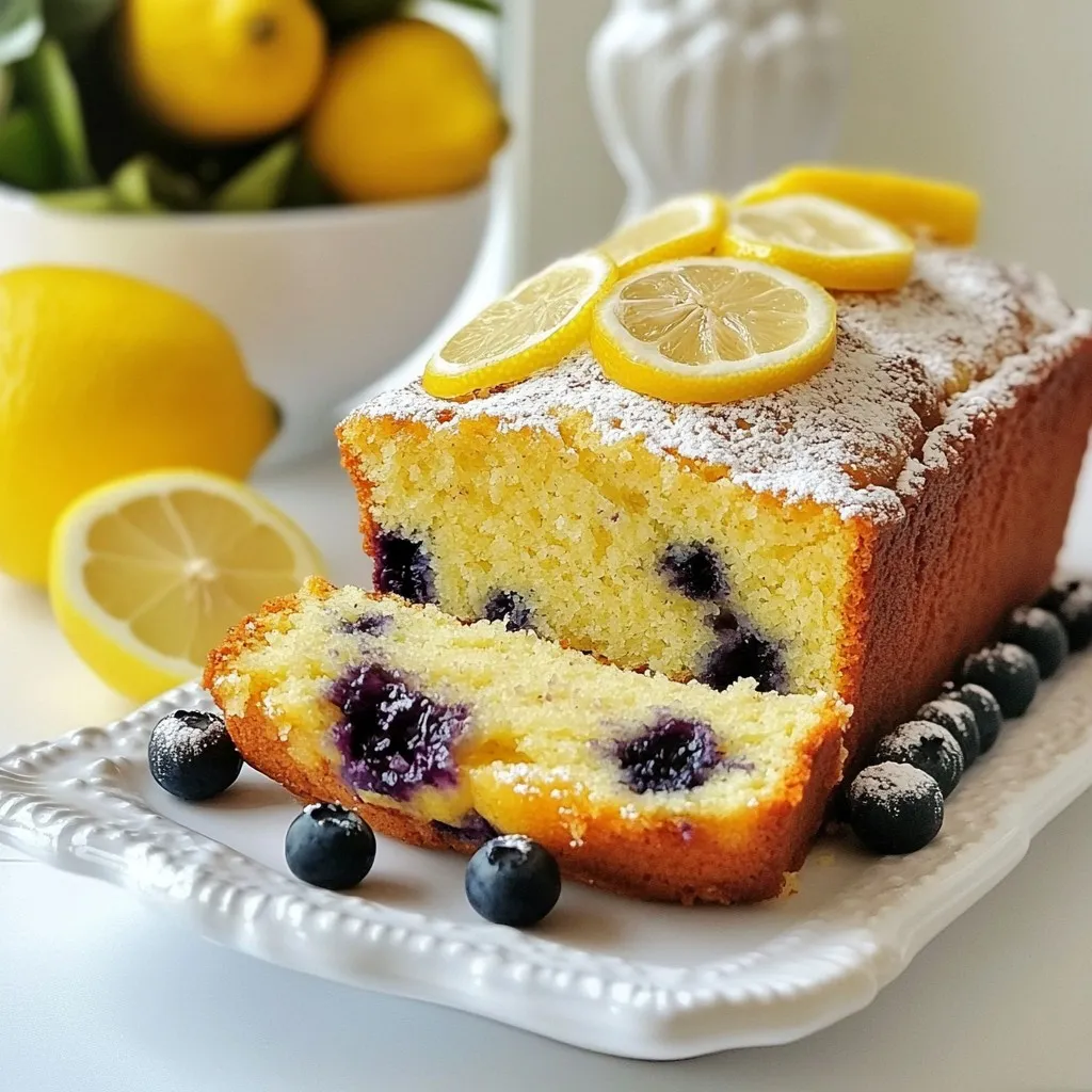 Lemon Blueberry Yogurt Loaf Fresh and Tasty Recipe