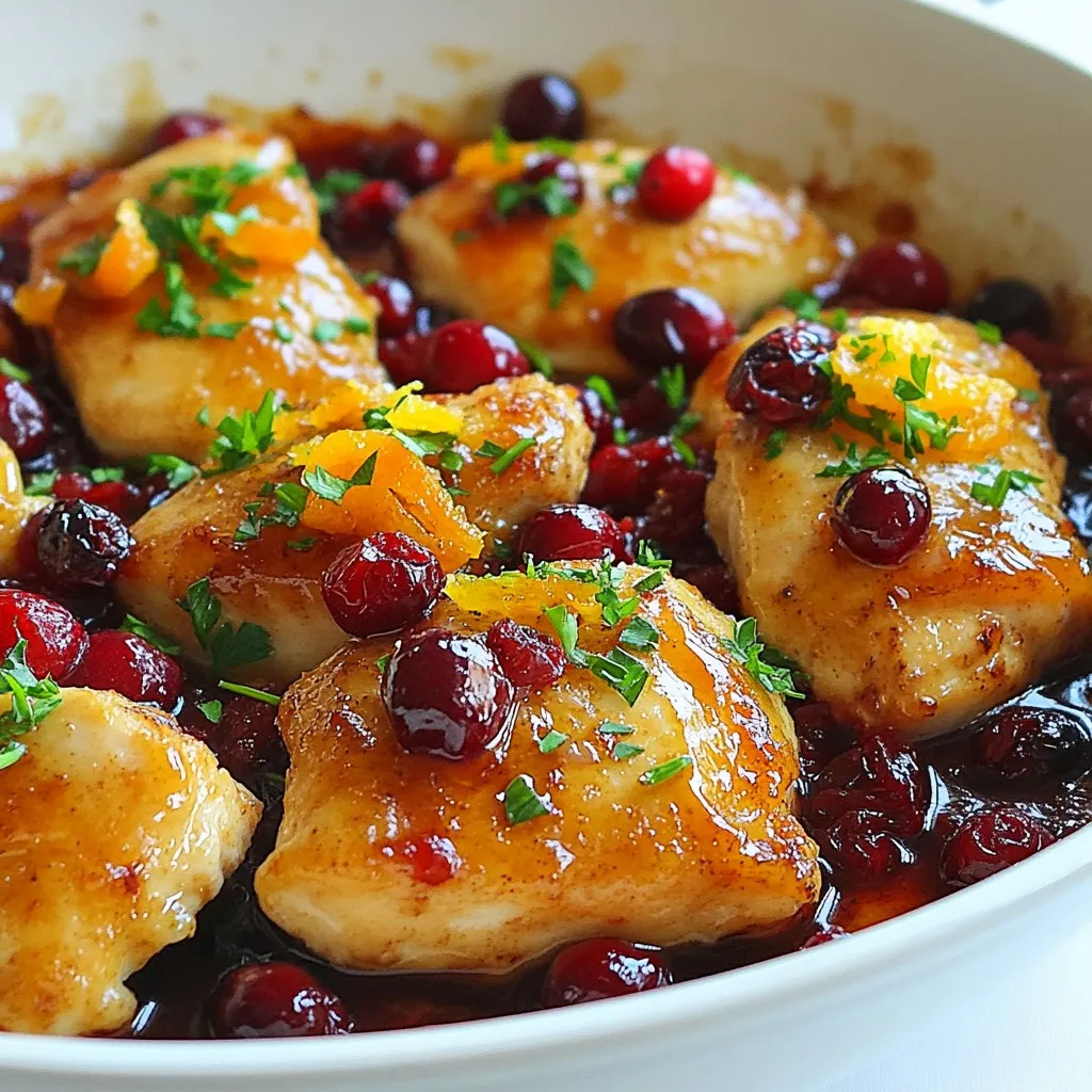 Cranberry Orange Chicken Delight Tasty and Simple Meal