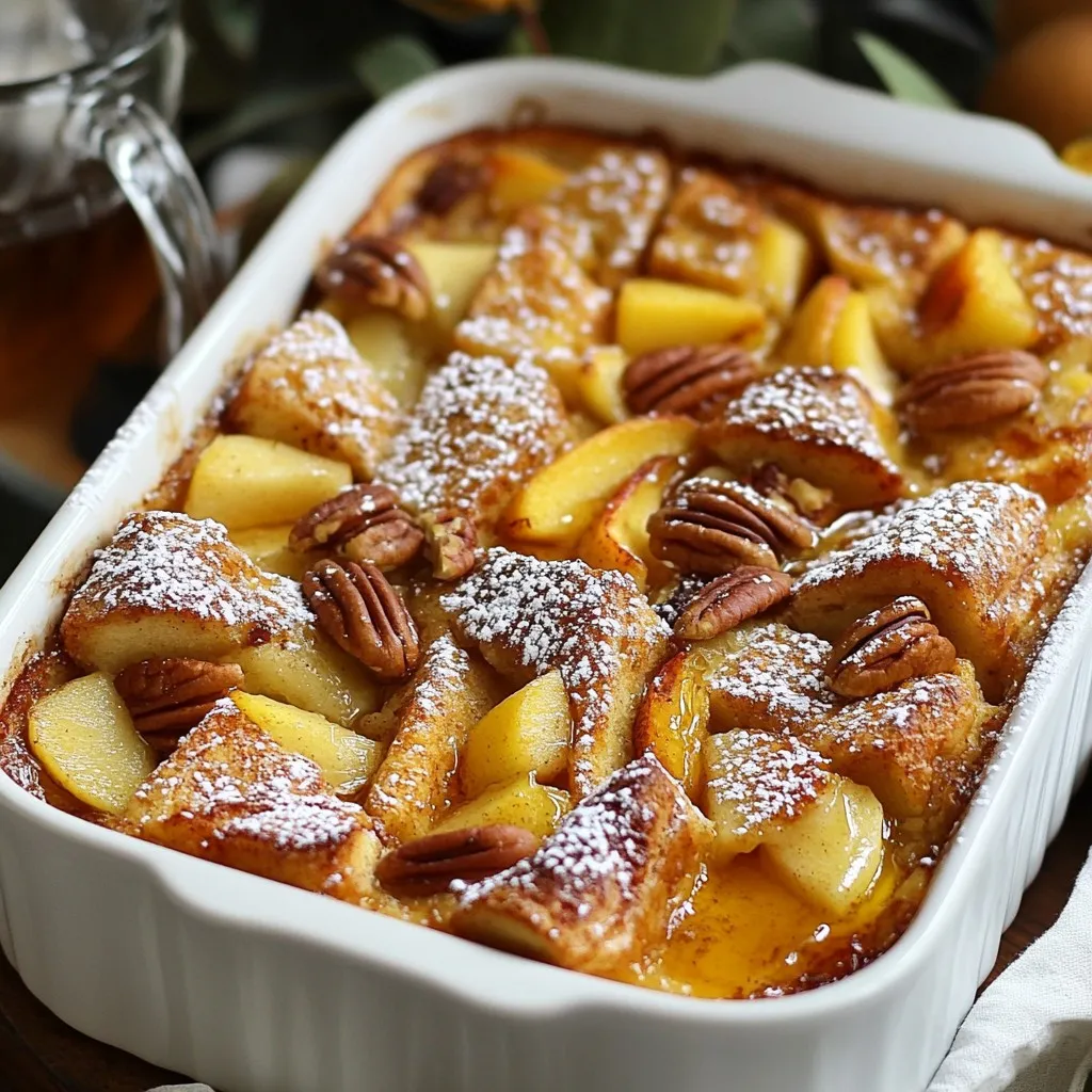 Apple Pie French Toast Casserole Tasty and Simple Dish