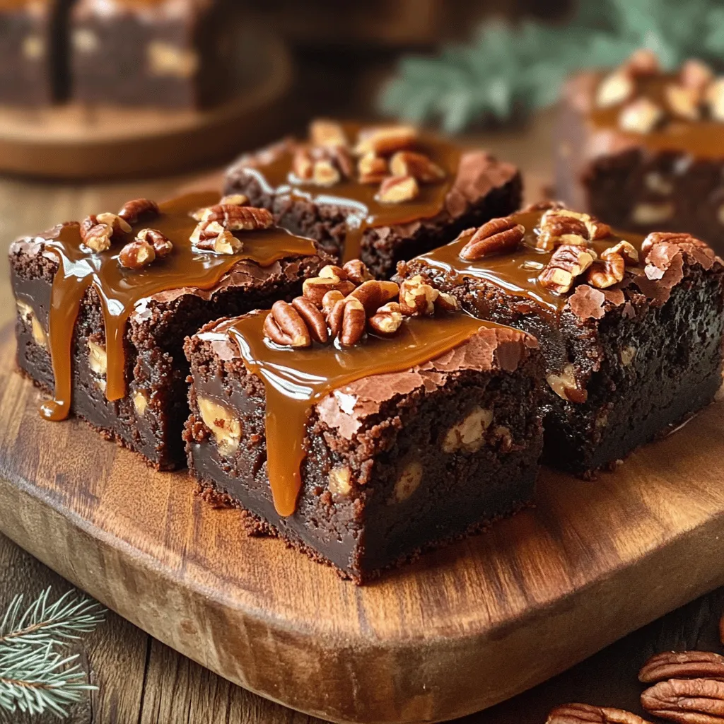 Caramel Turtle Brownies Irresistible and Easy Treat