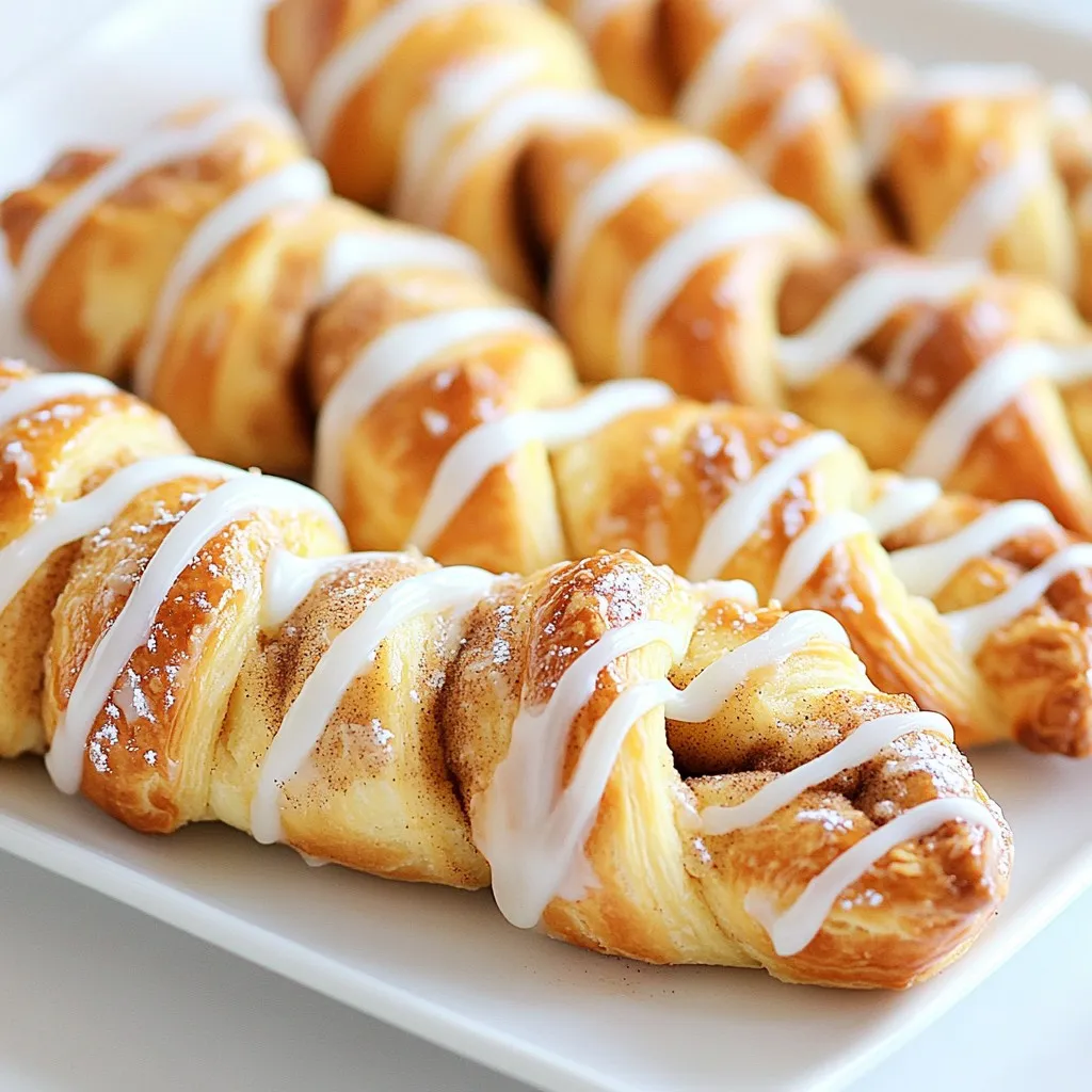 Crescent Roll Cinnamon Twists Easy and Tasty Treat