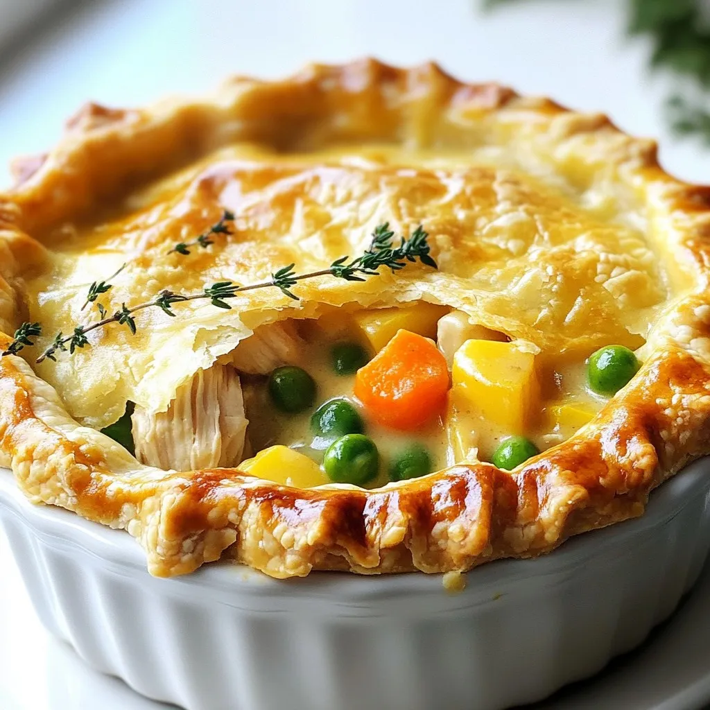 Ultimate Chicken Pot Pie Comfort Food Recipe Delight