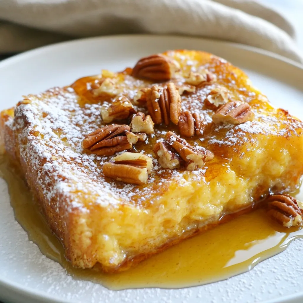 Eggnog French Toast Bake Tasty Holiday Delight