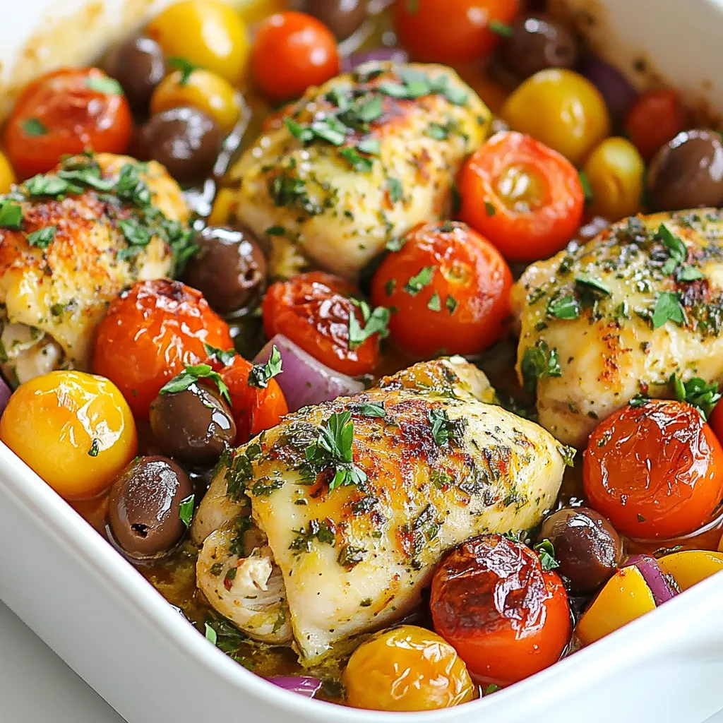 Mediterranean Chicken Bake Flavorful and Easy Recipe