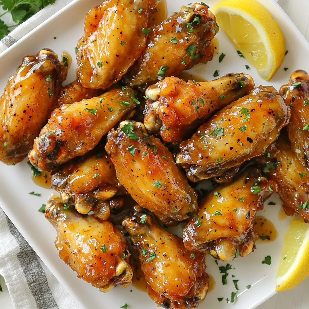 Honey Lemon Pepper Wings Irresistible Flavor Idea