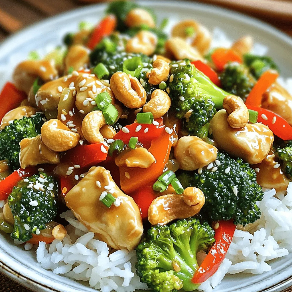 Cashew Chicken Stir Fry Better Than Takeout Delight
