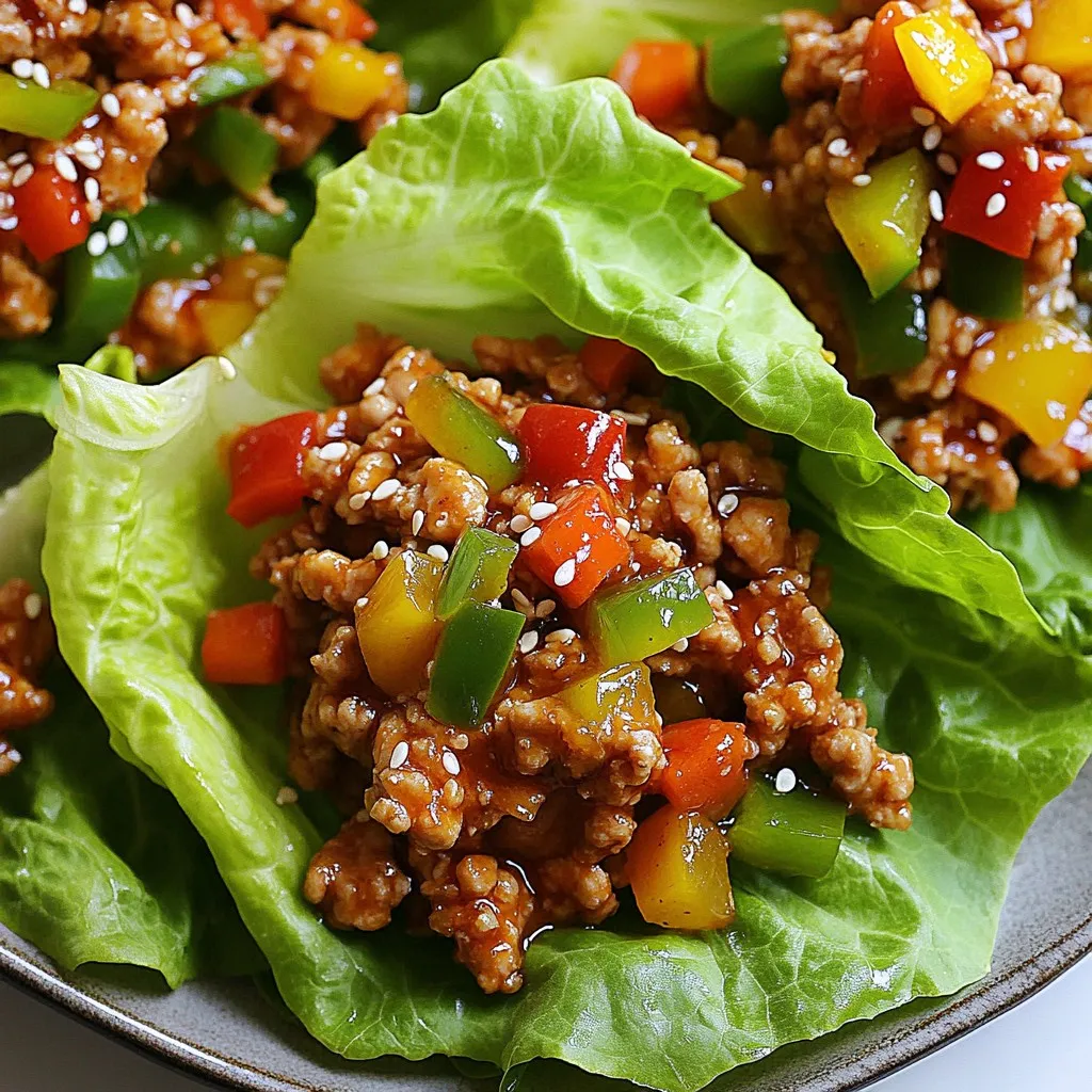 Sriracha Honey Chicken Lettuce Wraps Flavor Boost