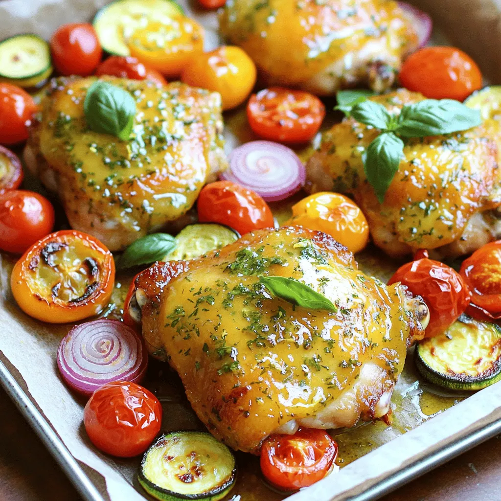 Sheet Pan Lemon Herb Chicken &#038; Veggies Delight