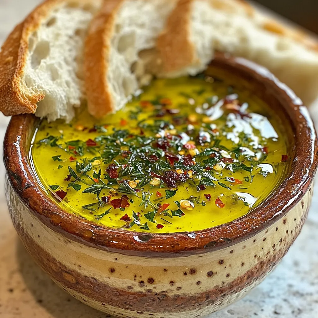 Loaded Bread Dipping Oil Flavorful and Easy Recipe