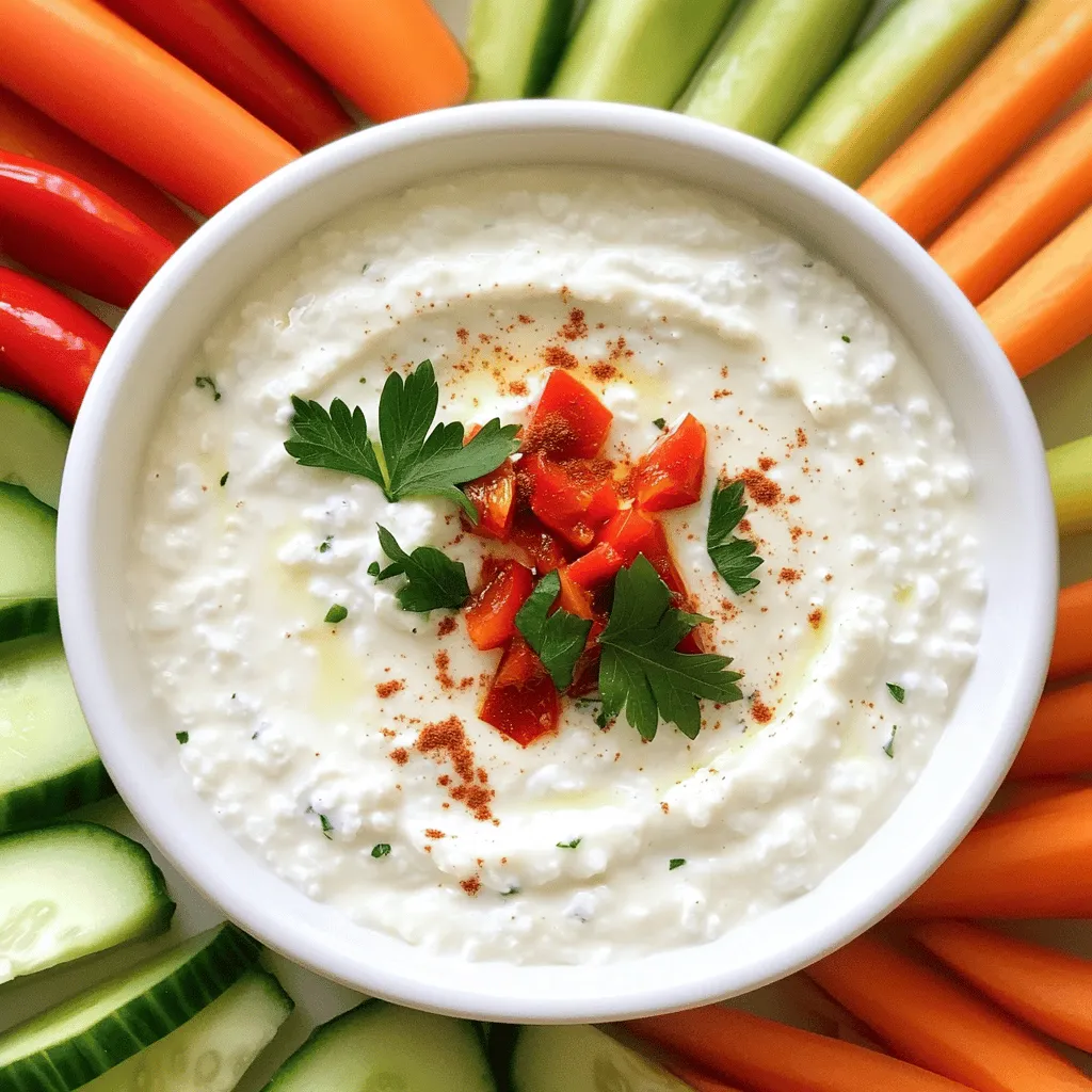 Protein Cottage Cheese Dip Delicious and Easy Recipe