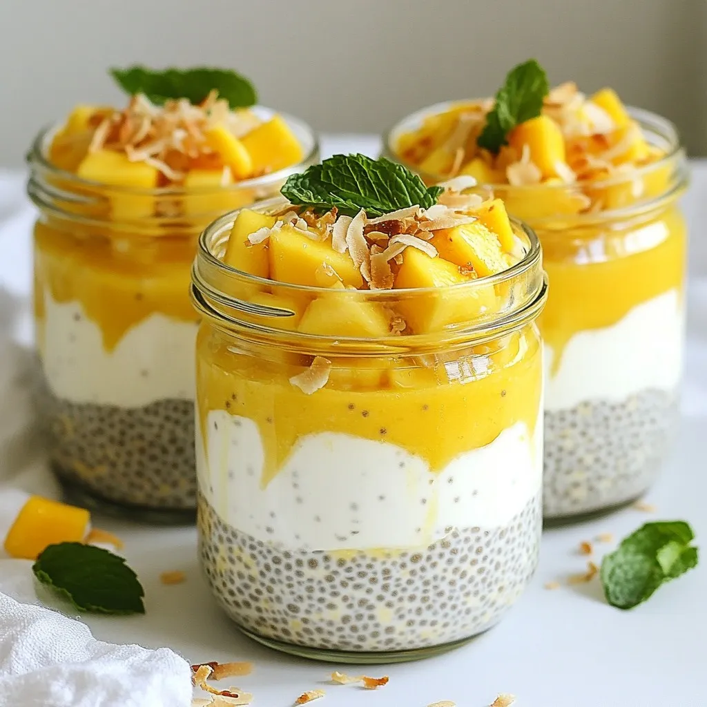 Mango Coconut Chia Pudding Easy and Tasty Recipe