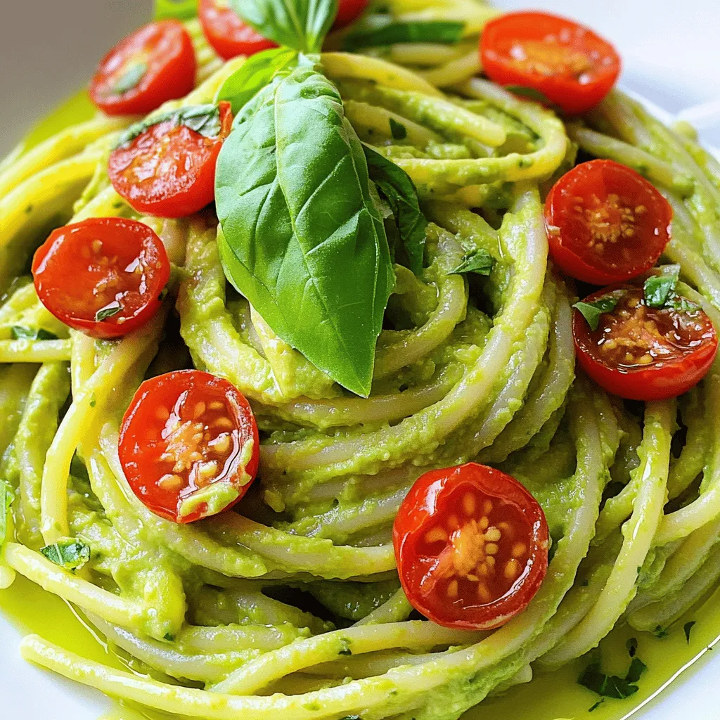 Creamy Avocado Pasta Hearty and Simple Delight