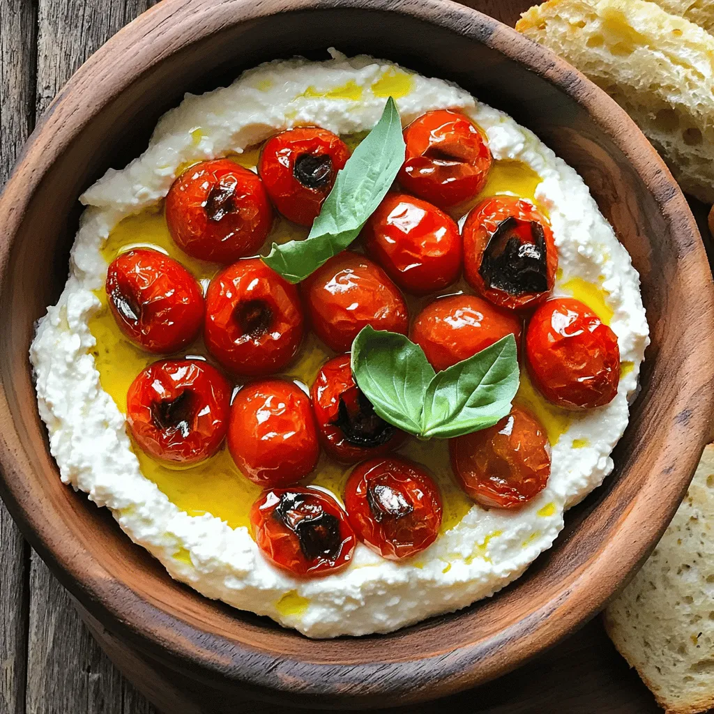 Whipped Feta Dip with Roasted Tomatoes Delightful Recipe