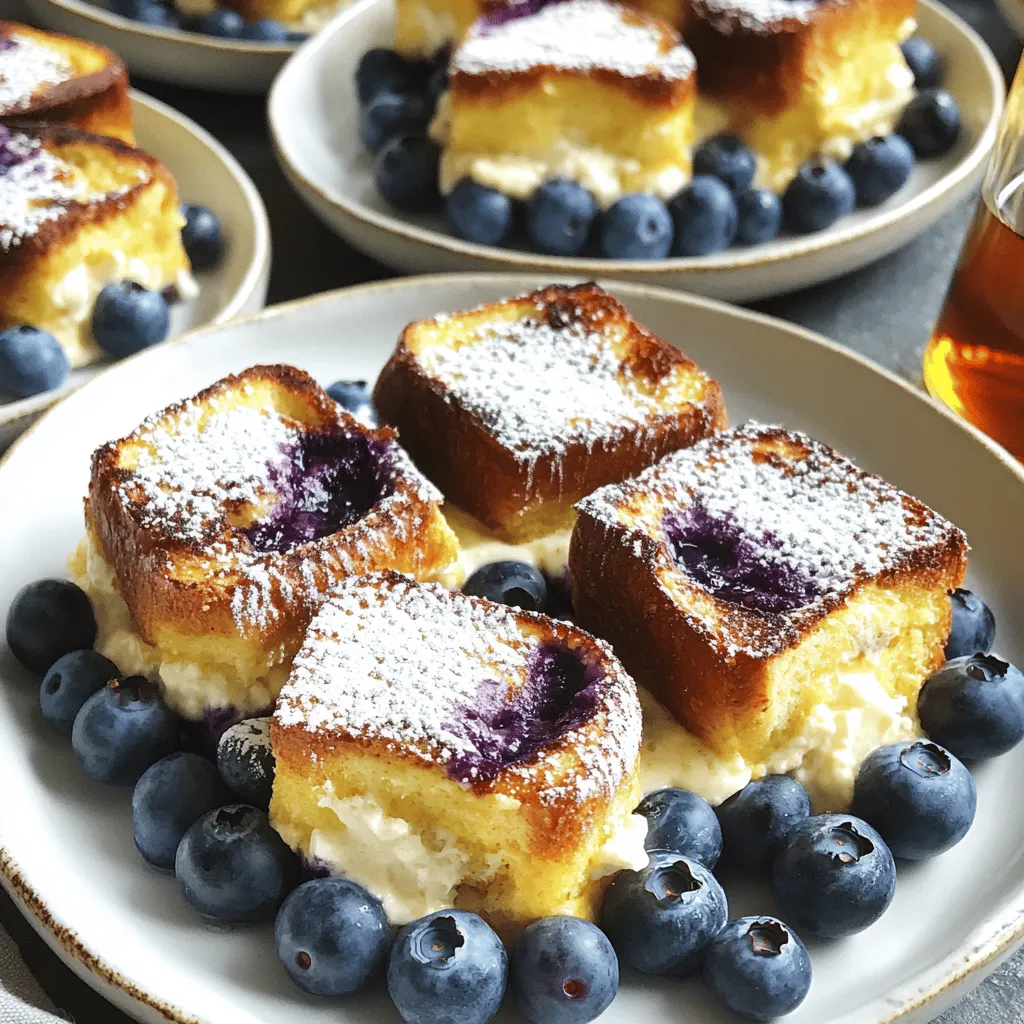 Blueberry Cheesecake French Toast Casserole Delight