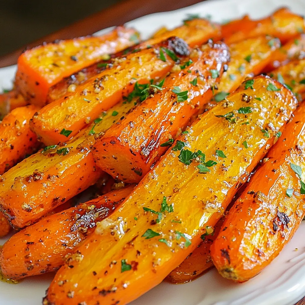 Honey Garlic Roasted Carrots Easy and Flavorful Side