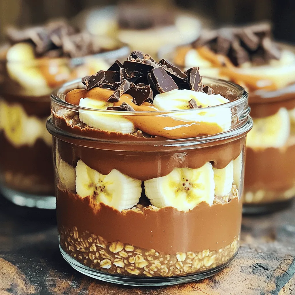 Peanut Butter Chocolate Overnight Oats Delight