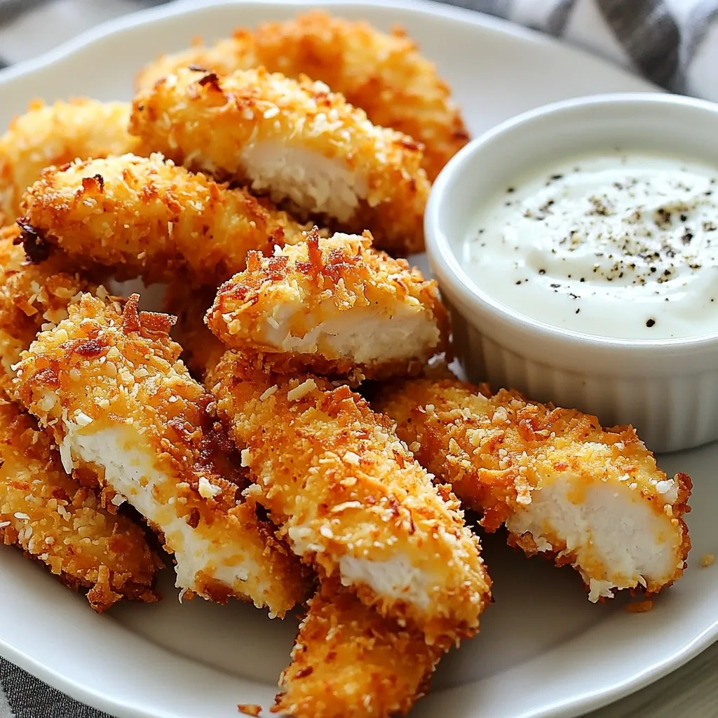 Crispy Coconut Chicken Strips Delightful and Easy Dish