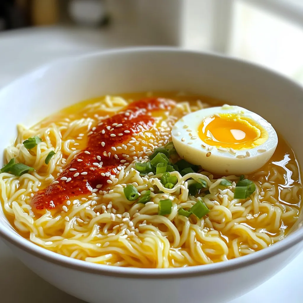 Spicy Garlic Butter Ramen Quick and Flavorful Meal