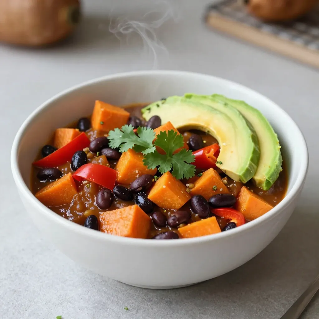 Sweet Potato Black Bean Chili Cozy and Flavorful Recipe