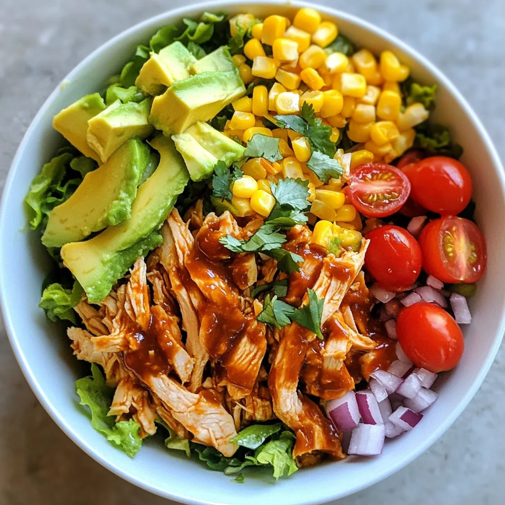 BBQ Chicken Chopped Salad Zesty and Flavorful Meal