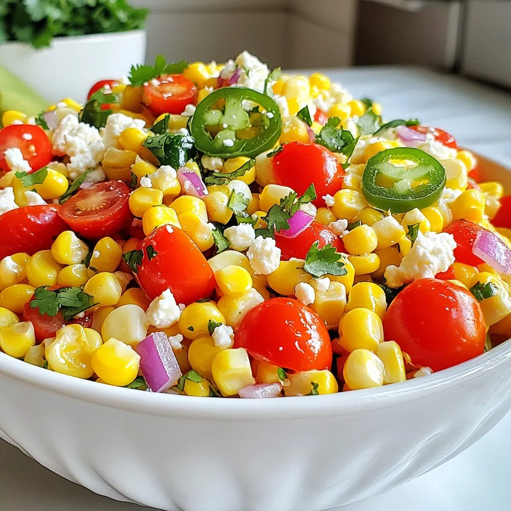 Fiesta Corn Salad Flavorful and Fresh Side Dish