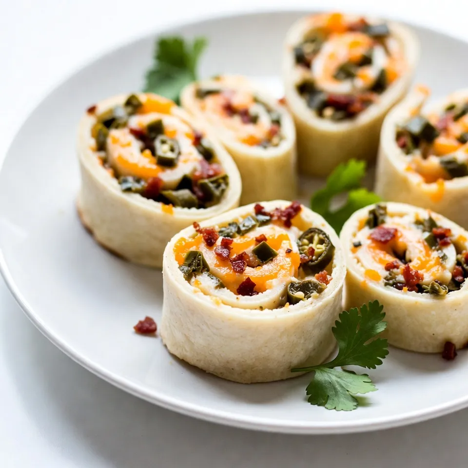 Cheesy Jalapeño Popper Pinwheels Easy Party Snack