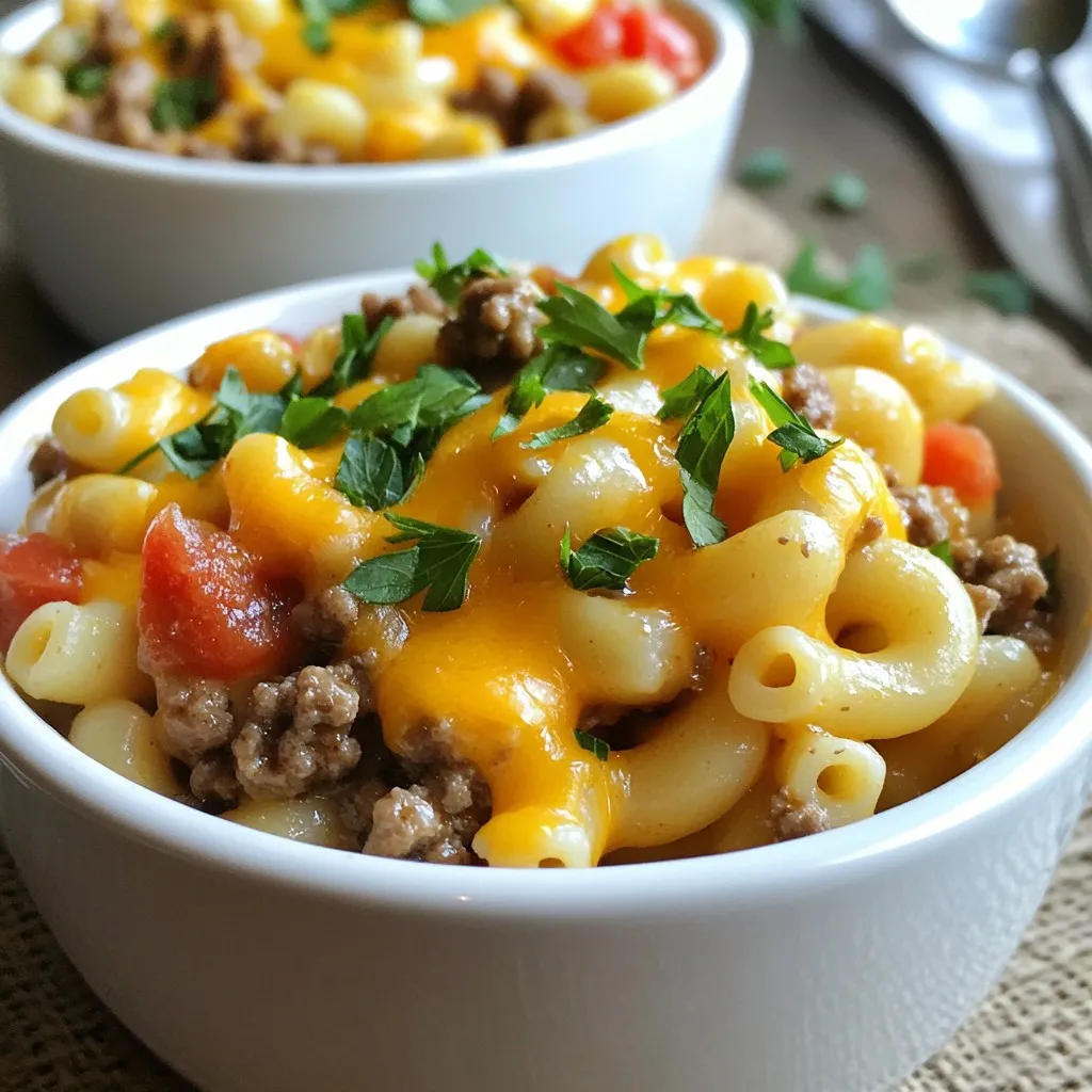 Homemade One-Pot Hamburger Helper Quick and Easy Meal