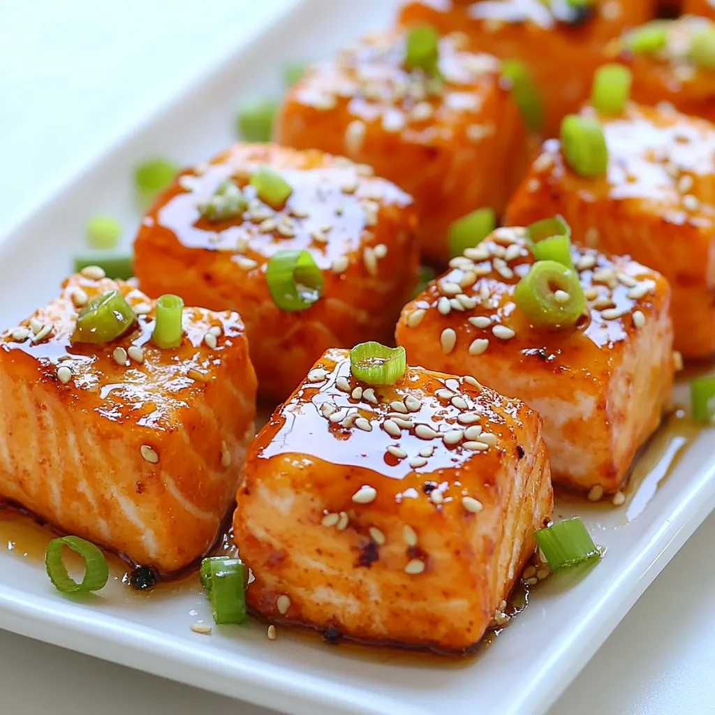 Honey Garlic Salmon Bites Simple and Flavorful Treat
