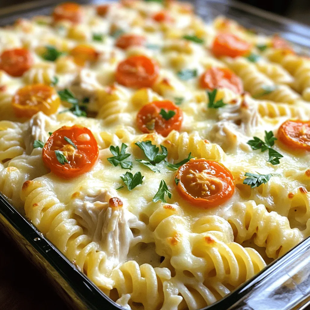 Easy Chicken Alfredo Bake Comfort Dish to Enjoy