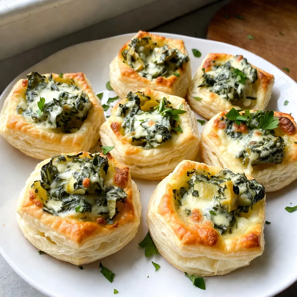 Cheesy Spinach Artichoke Dip Bites Savory Snack Recipe