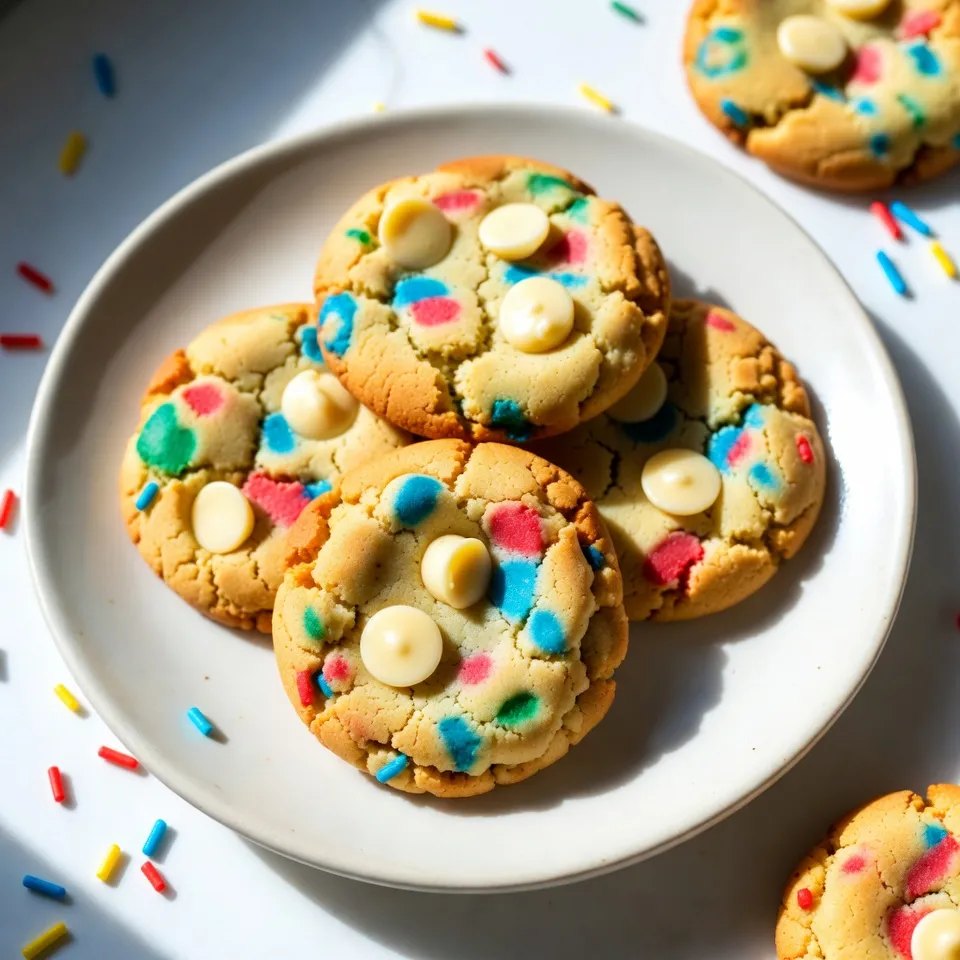 Funfetti Birthday Cake Cookies Colorful and Delicious Treat