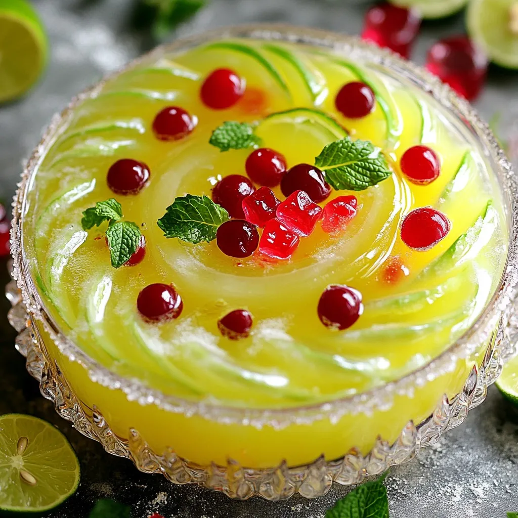 Grinch Punch Festive Drink for Holiday Cheer