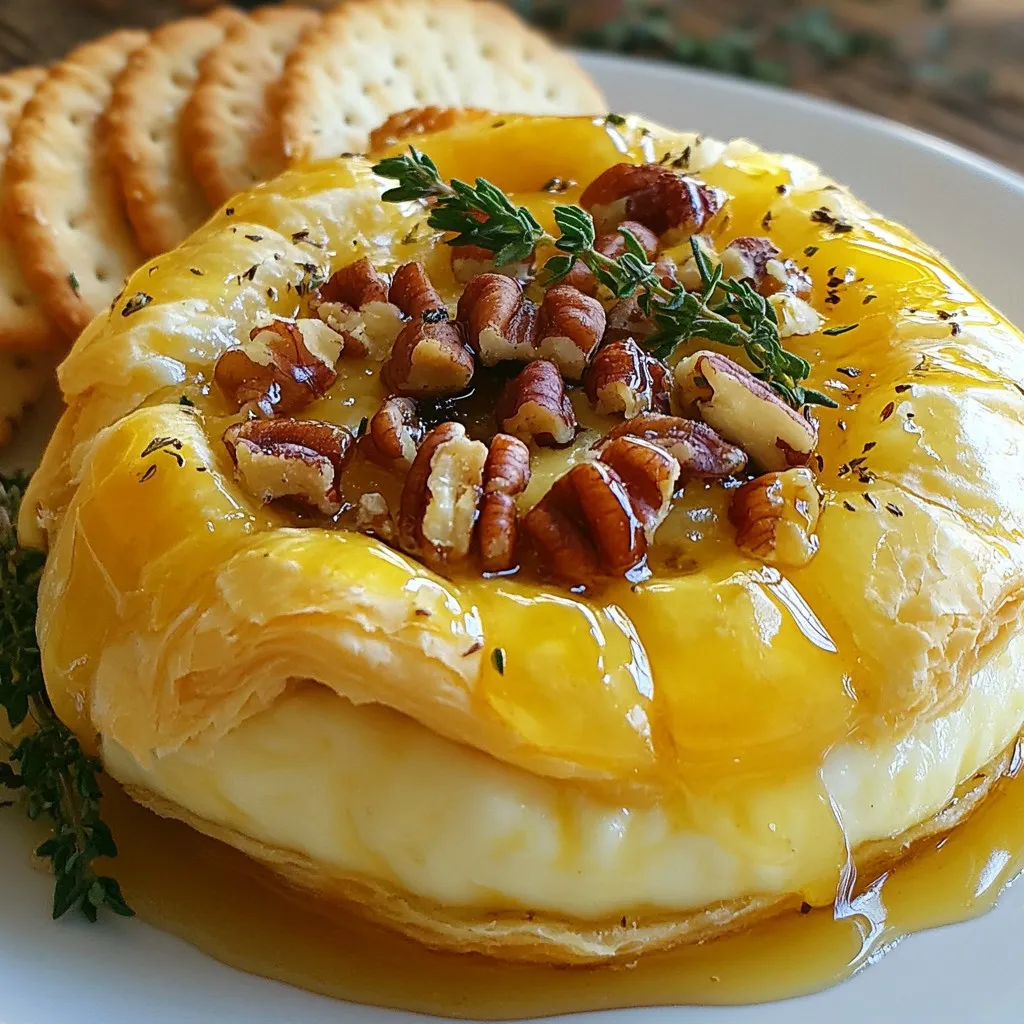 Baked Brie with Fig Jam &#038; Pecans Simple Delight