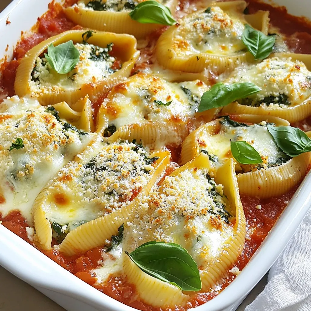 Spinach Ricotta Stuffed Shells Savory and Simple Meal