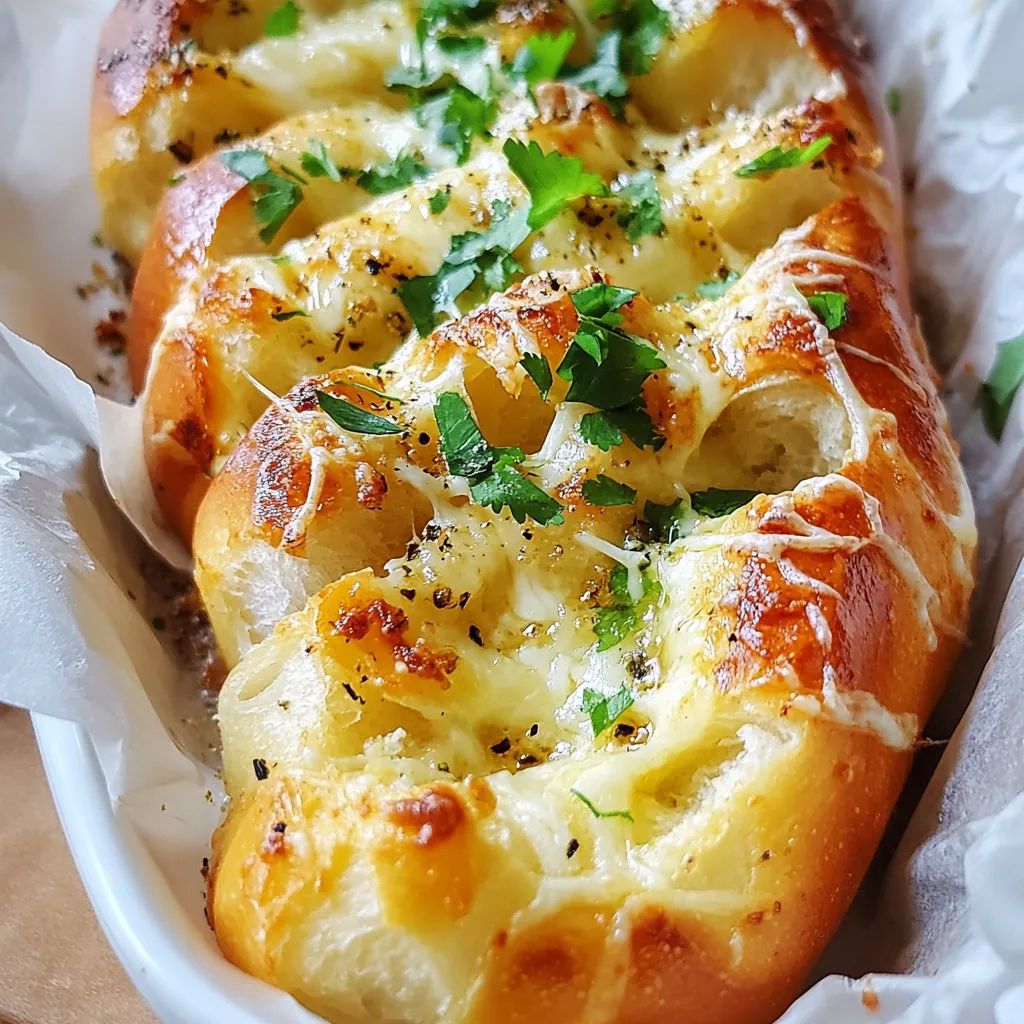 Cheesy Hawaiian Roll Garlic Bread Irresistible Treat