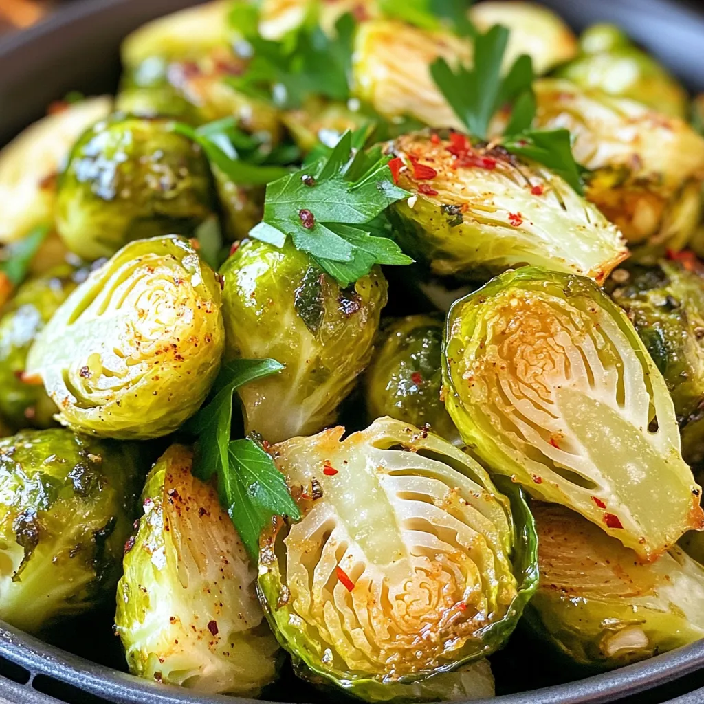 Air Fryer Crispy Brussel Sprouts Simple and Tasty Treat