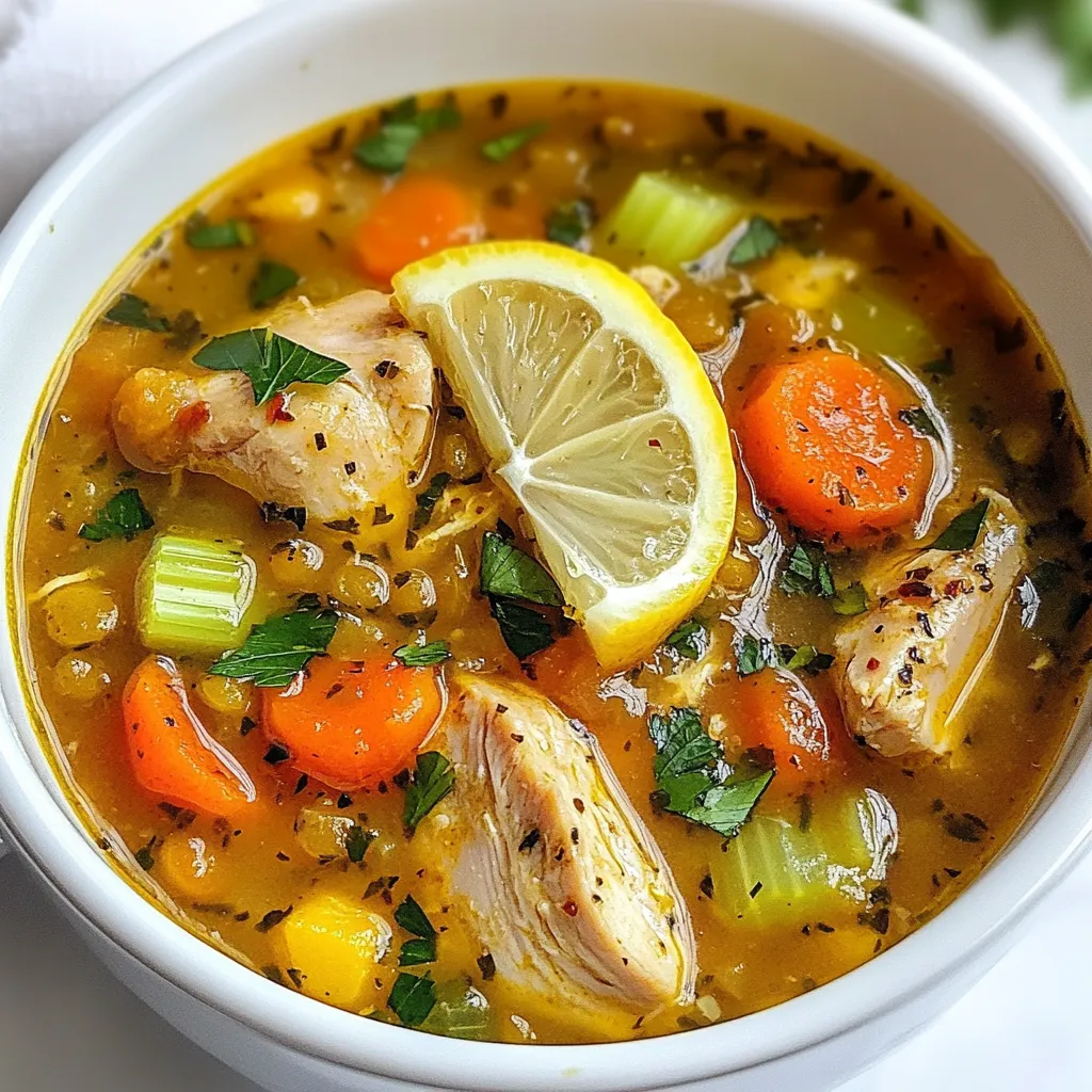 Chicken Lentil Soup Hearty and Nourishing Recipe