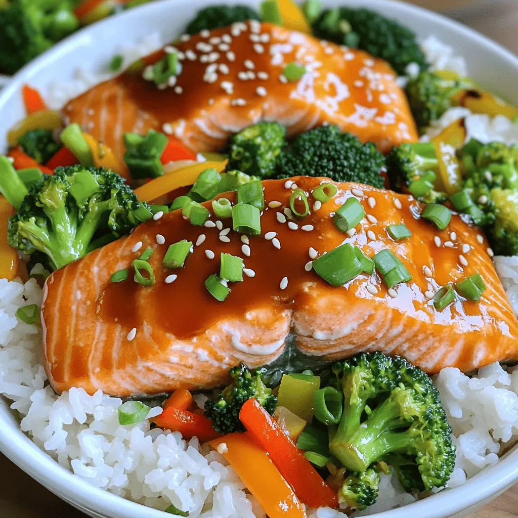 Teriyaki Salmon Rice Bowls Flavorful and Easy Recipe