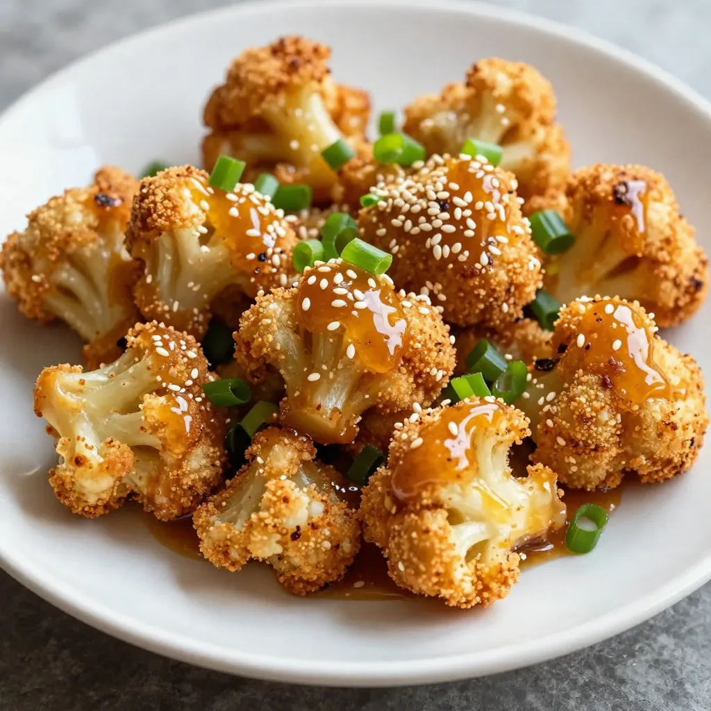 Honey Garlic Cauliflower Bites Flavorful and Easy Treat