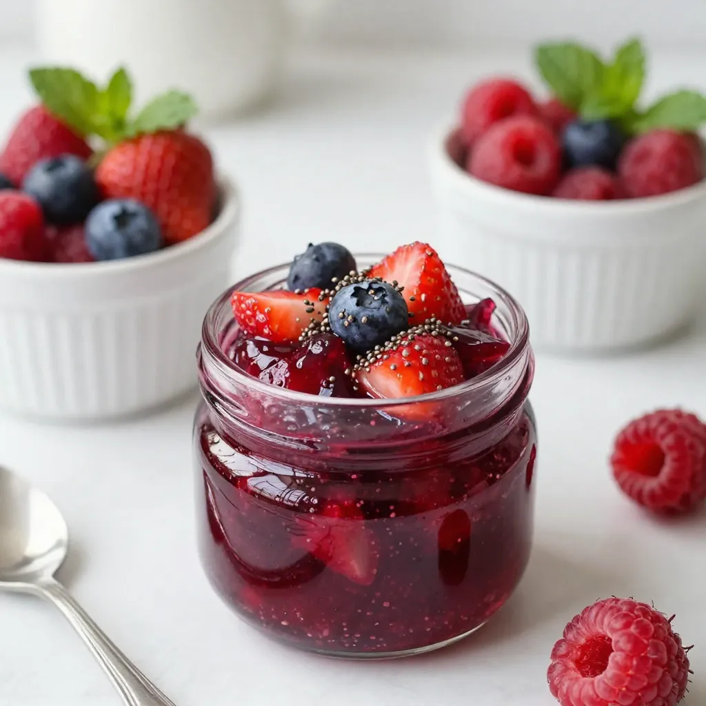 Minute Berry Chia Jam Quick and Tasty Recipe