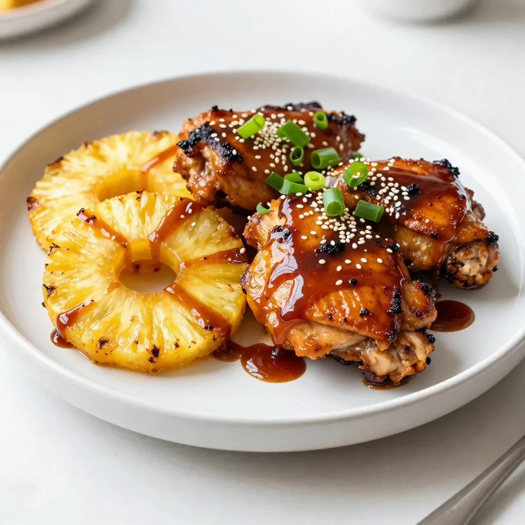 Grilled Pineapple Teriyaki Chicken Flavorful Delight