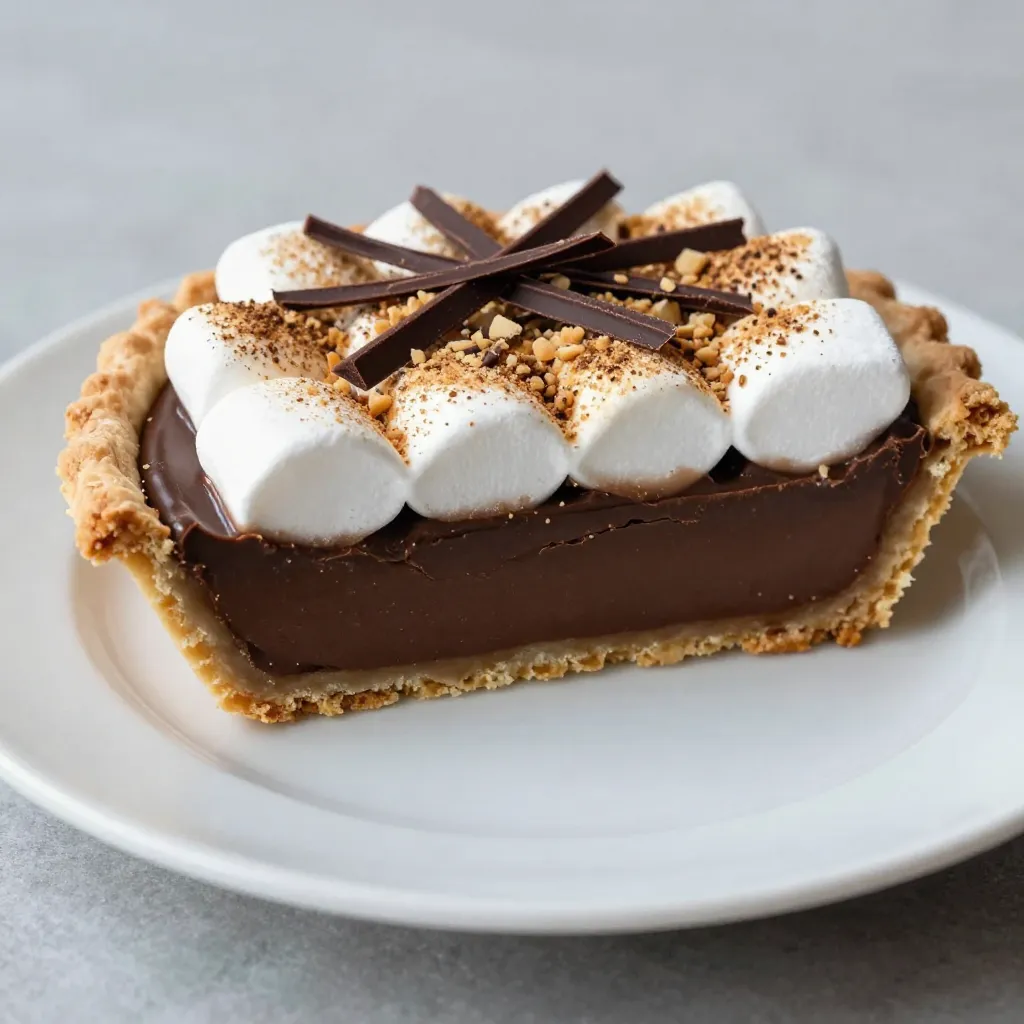 S&#8217;mores Chocolate Pie Irresistible Dessert Delight