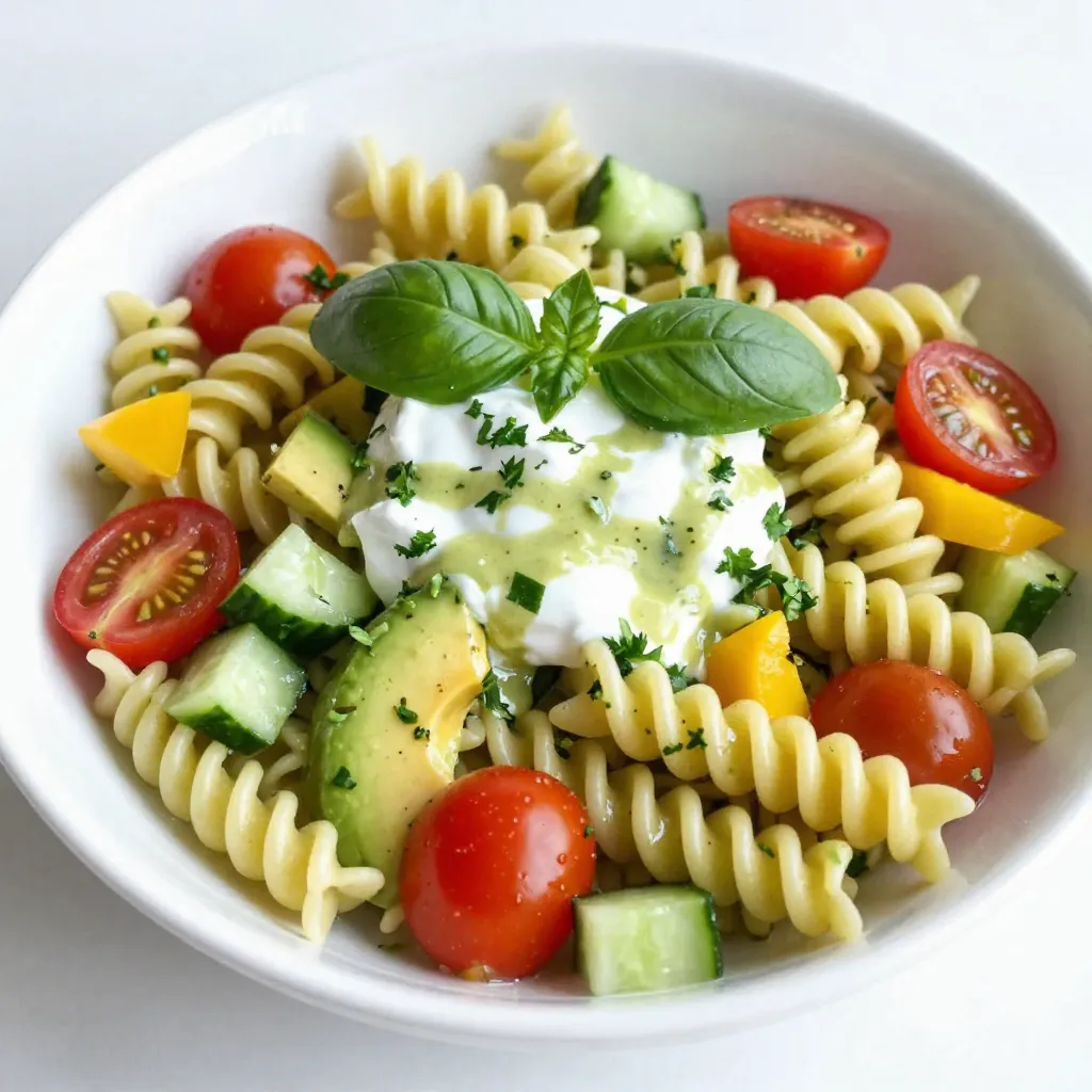 Green Goddess Pasta Salad Fresh and Flavorful Delight