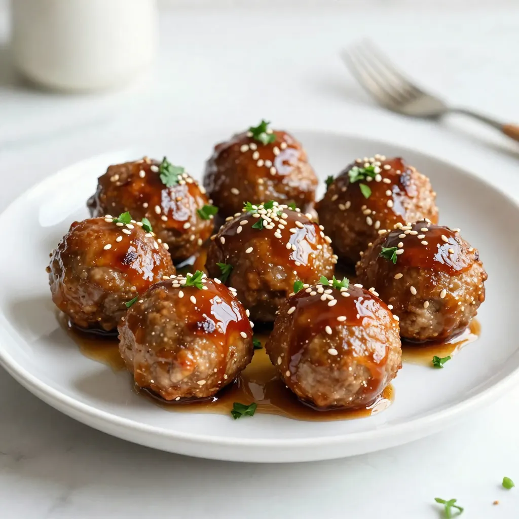 Honey Garlic Glazed Meatballs Easy and Flavorful Treat
