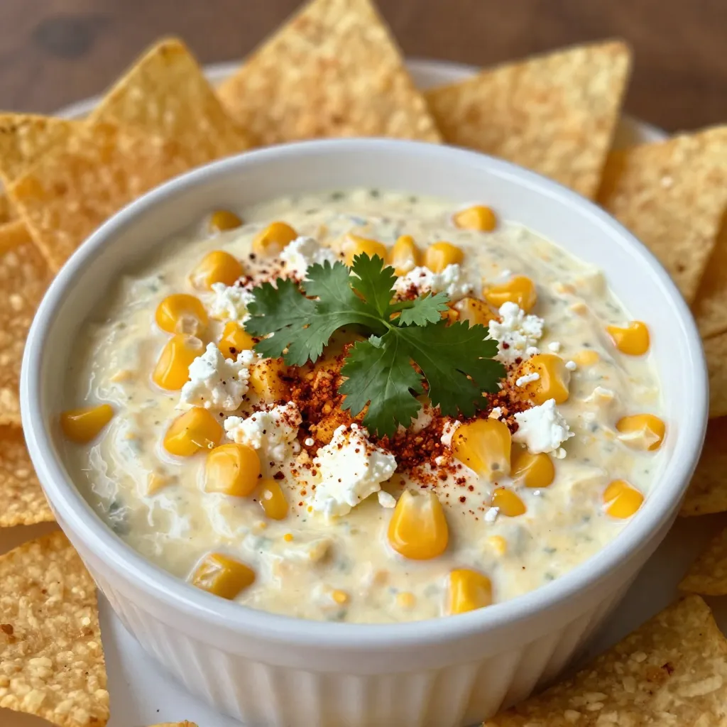 Cheesy Mexican Street Corn Dip Flavorful and Easy Recipe