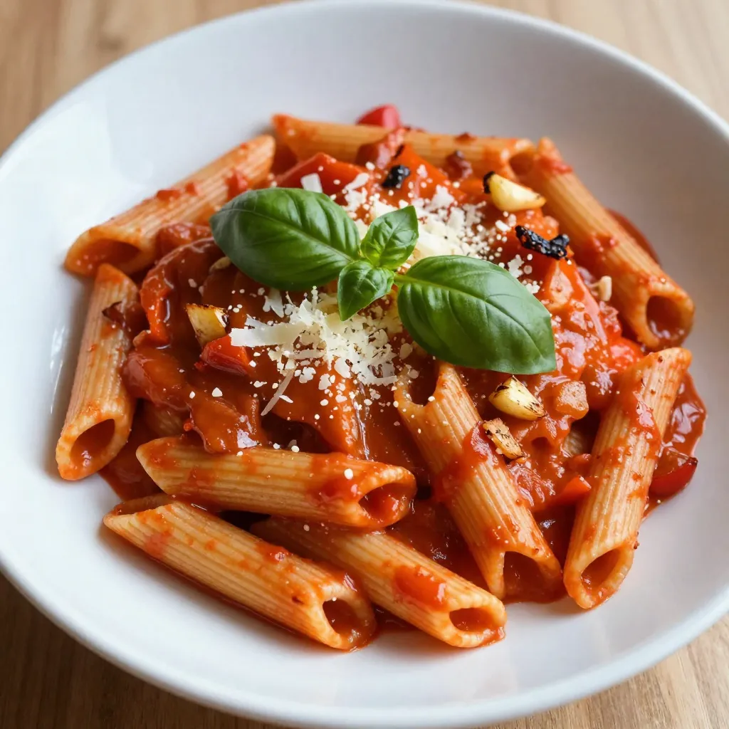 Creamy Roasted Red Pepper Pasta Flavorful Dinner Idea